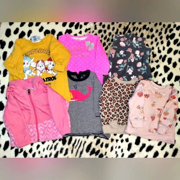 Sweatshirt Jacket Sweater Bundle in Baby Girls size 6-12 Months Cozy Warm Casual - Picture 1 of 5